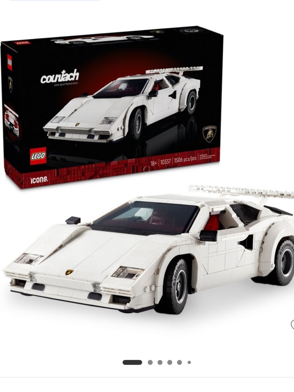 LEGO Icons Lamborghini - Countach 5000 Quattrovalvole
